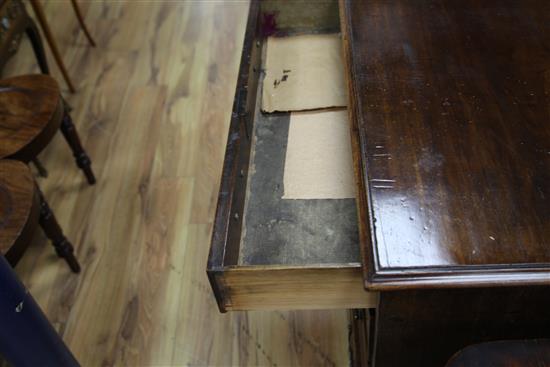 A George III mahogany chest, W.2ft 7in. D.1ft 9in. H.2ft 9in.